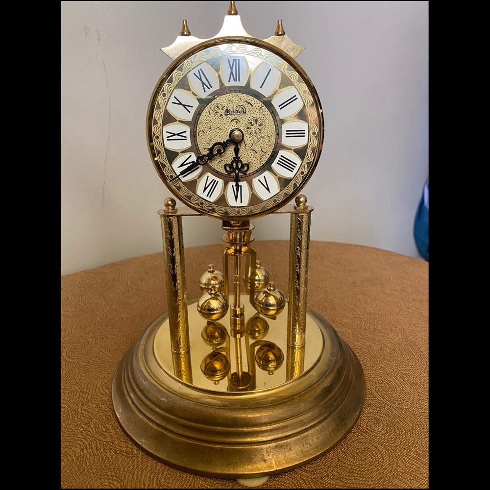Vintage Brass Clock